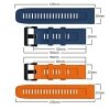 TECH-PROTECT ICONBAND GARMIN FENIX 5X / 5X PLUS / 6X / 6X PRO / 7X / 8 / 8 PRO (51 MM) BLACK